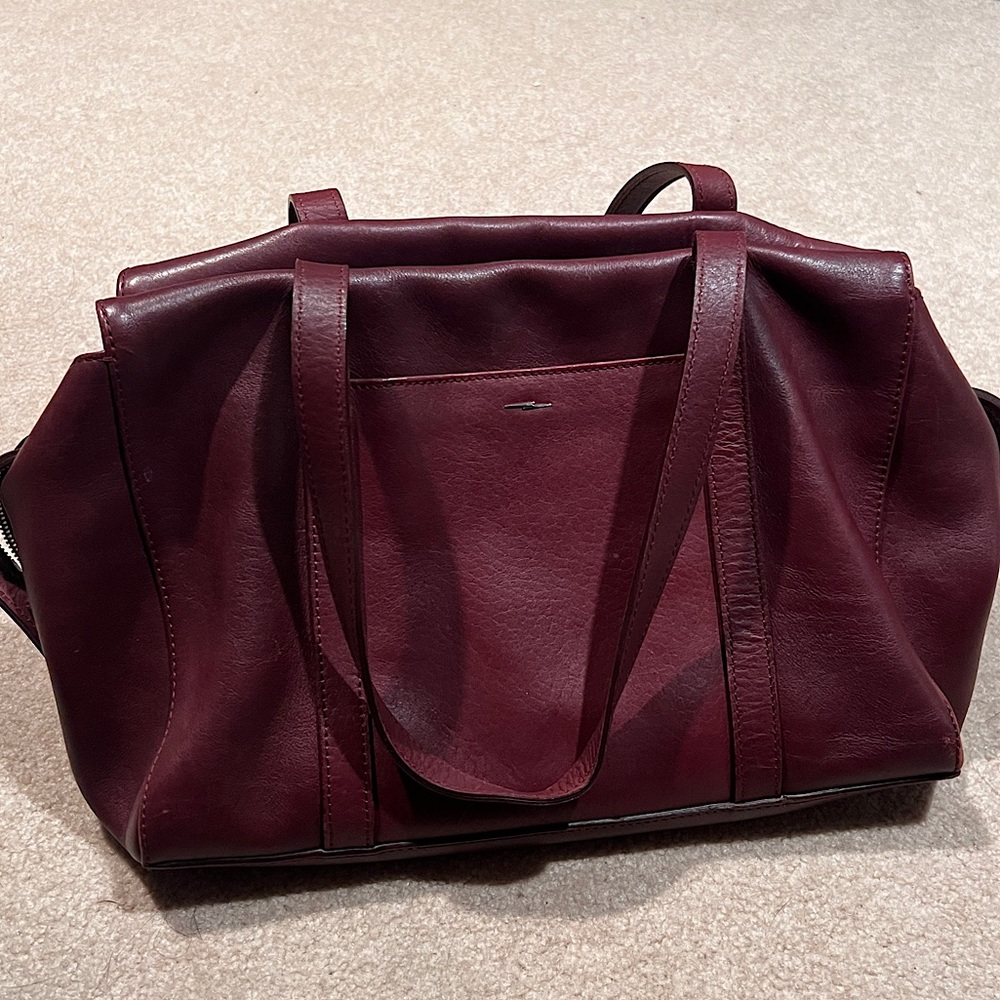Shinola Purse, Large, Maroon